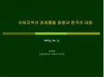 아태지역의 경제통합 동향과 한국의 대응 - slide 1