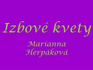 izbov kvety