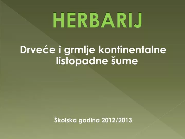 herbarij