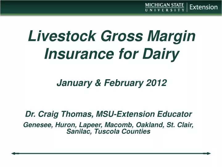 livestock gross margin insurance for dairy