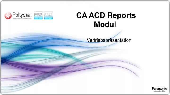 ca acd reports modul