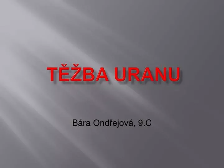 t ba uranu