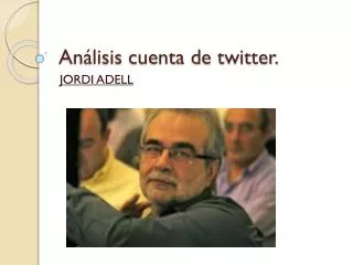 an lisis cuenta de twitter