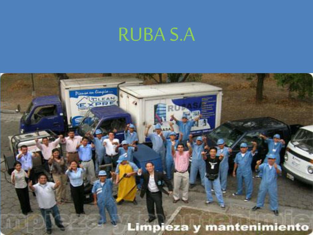 PPT - RUBA S.A PowerPoint Presentation, free download - ID:6272792