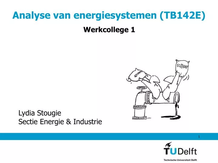 analyse van energiesystemen tb142e