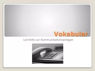 vokabular
