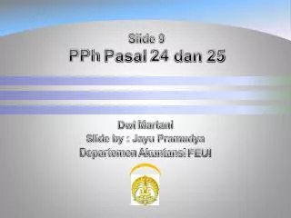 slide 9 pph pasal 24 dan 25