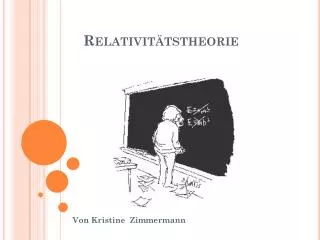 relativit tstheorie