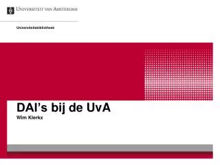 dai s bij de uva wim klerkx