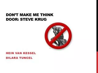 don t make me think door steve krug