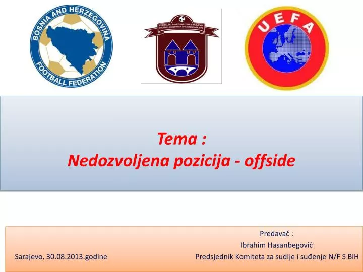 tema nedozvoljena pozicija offside