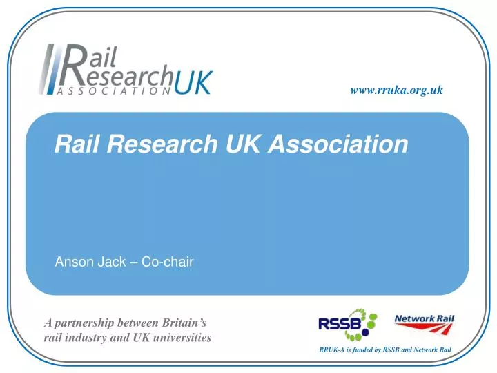 rail research uk association