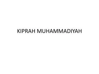 kiprah muhammadiyah