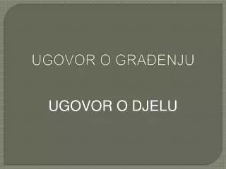 ugovor o gra enju