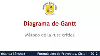 diagrama de gantt