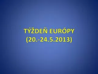 t de eur py 20 24 5 2013
