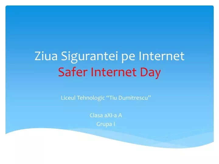 ziua sigurantei pe internet safer internet day