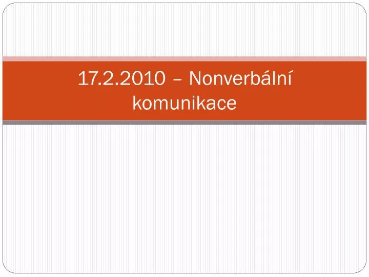 17 2 2010 nonverb ln komunikace