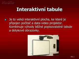 interaktivn tabule