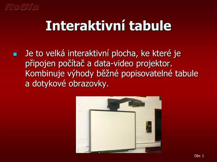 interaktivn tabule