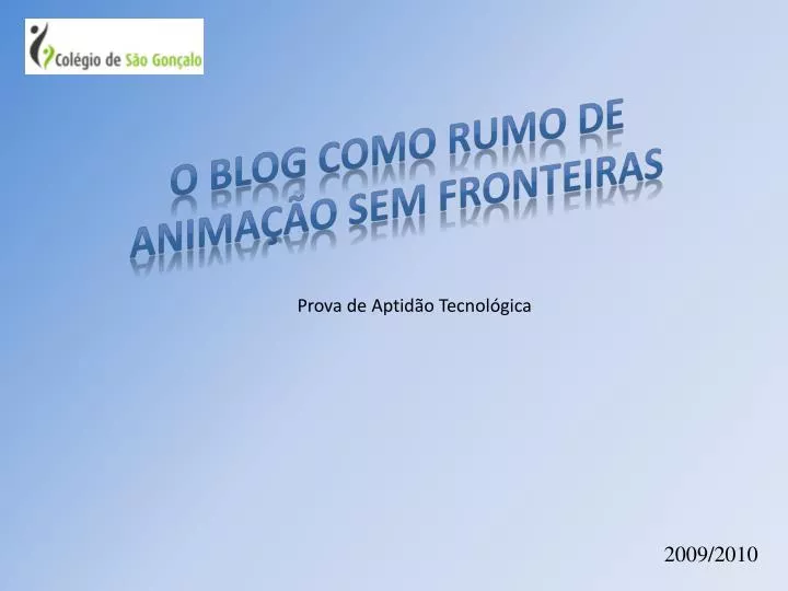 o blog como rumo de anima o sem fronteiras