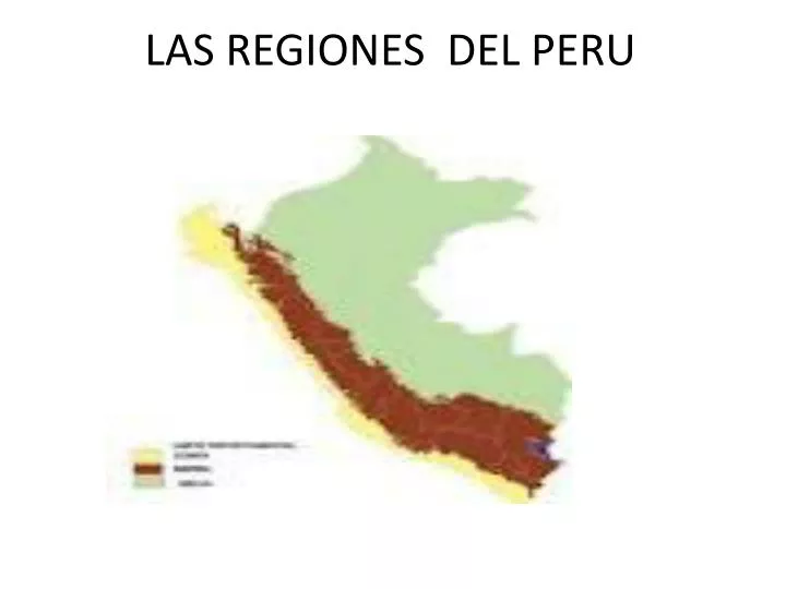 las regiones del peru