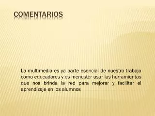 comentarios