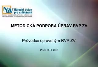 metodick podpora prav rvp zv