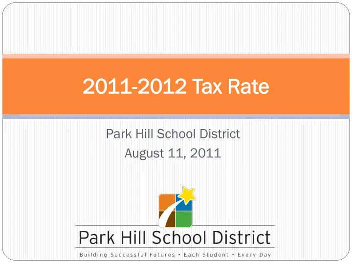 2011 2012 tax rate