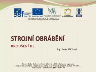 strojn obr b n