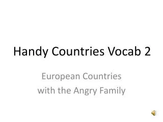 Handy Countries Vocab 2