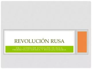 revoluci n rusa
