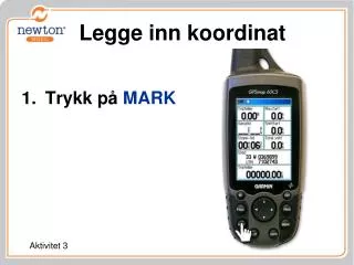 legge inn koordinat