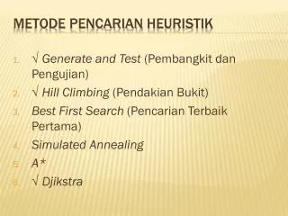 metode pencarian heuristik