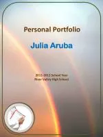 Personal Portfolio - slide 1