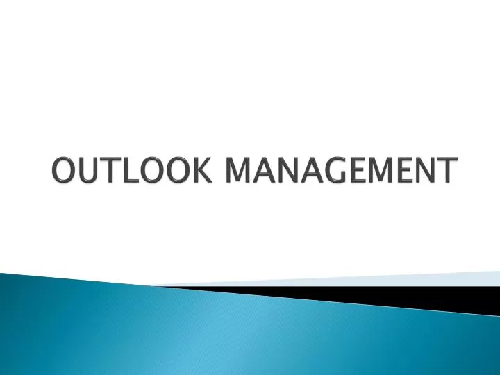 outlook management