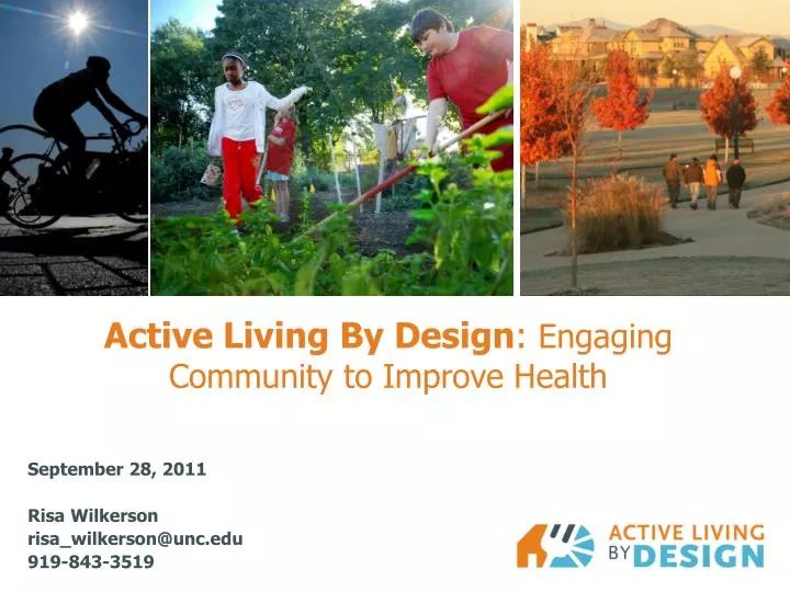 active living by design engaging community to improve health