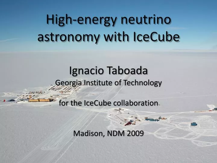 high energy neutrino astronomy with icecube