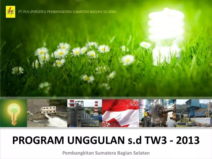 program unggulan s d tw3 2013