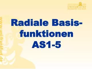 radiale basis funktionen as1 5