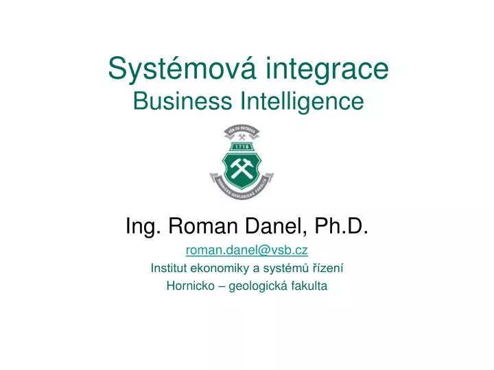 syst mov integrace business intelligence