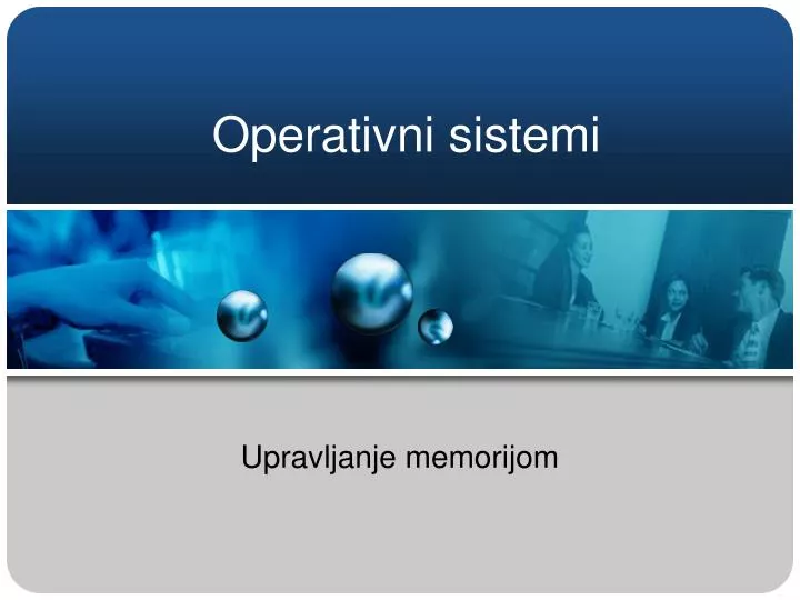 operativni sistemi