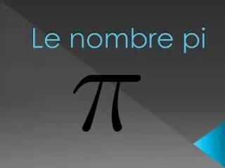 le nombre pi