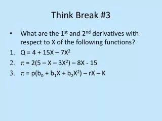 Think Break #3