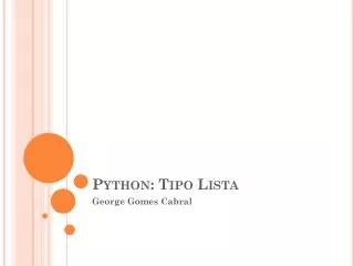 python tipo lista