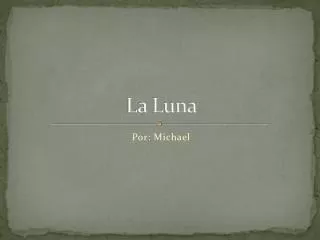 la luna