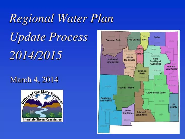 regional water plan update process 2014 2015