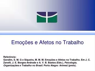 emo es e afetos no trabalho