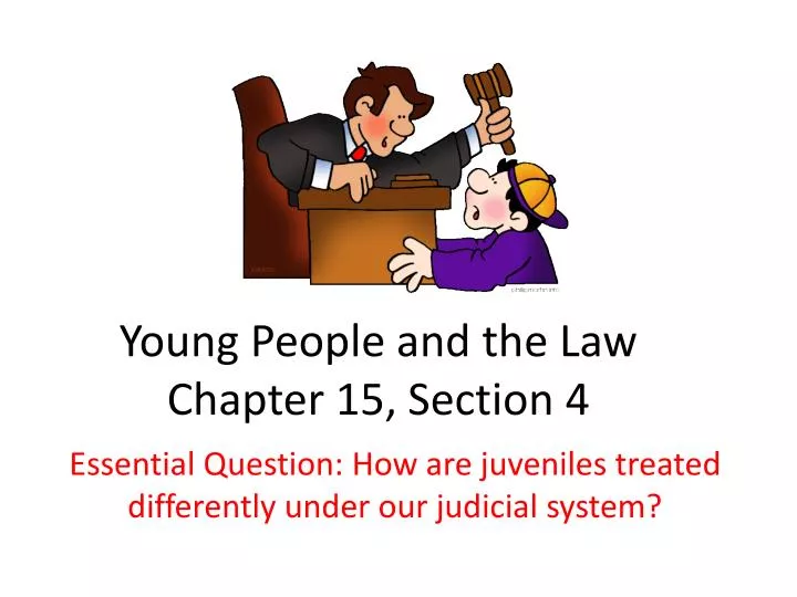 young people and the law chapter 15 section 4