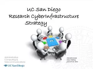 UC San Diego Research CyberInfrastructure Strategy